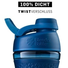 BlenderBottle Trinkflasche Sportmixer Twist 590ml navyblau