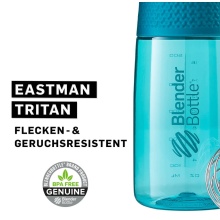 BlenderBottle Trinkflasche Sportmixer Twist 820ml blaugrün