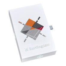 Burlington Tagessocke Crew Basic 2-Pack Geschenkbox grau/orange Herren - 2 Paar