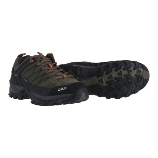 CMP Wanderschuhe Rigel Low Trekking WP (Trekking, wasserdicht) olivegrün/orange Herren