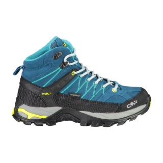 CMP Wanderschuhe Rigel Mid WP (Trekking, wasserdicht) blau/grau Damen