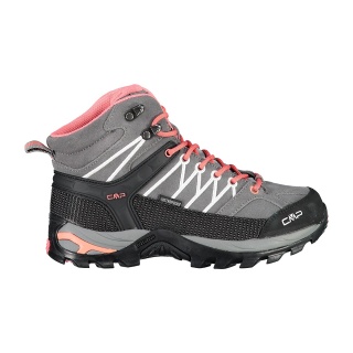 CMP Wanderschuhe Rigel Mid WP (Trekking, wasserdicht) grau/orange Damen