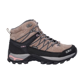 CMP Wanderschuhe Rigel Mid WP (Trekking, wasserdicht) braungrau Damen