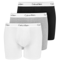 Calvin Klein Unterwäsche Boxershorts Brief Modern Cotton (Baumwolle) mehrfarbig schwarz/weiss/grau Herren - 3 Stück