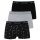 Calvin Klein Unterwäsche Boxershorts Low Rise Trunk (Baumwolle) mehrfarbig grau/schwarz Herren - 3 Stück