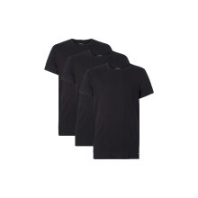 Calvin Klein Shirt Crew Neck Cotton Classics (100% Baumwolle) Unterwäsche schwarz Herren - 3er Pack
