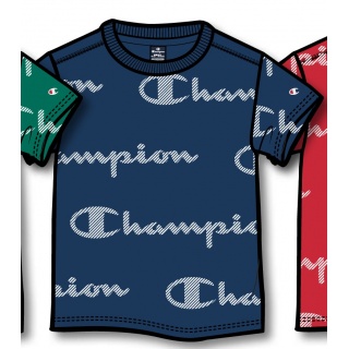 Champion Freizeit-Tshirt (Baumwolle) Graphic Print navyblau Kinder