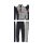 Champion Trainingsanzug (Jacke&Hose aus Baumwolle) mit New York-Logo grau/schwarz Jungen
