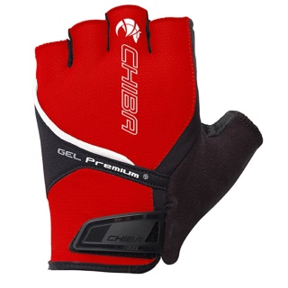 Chiba Fahrrad Handschuhe Gel Premium rot