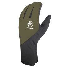 Chiba Winter-Fahrradhandschuhe Softshell Light olivegrün - 1 Paar