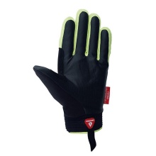 Chiba Winterhandschuhe Thermo X-Cross (wasserdicht, winddicht, atmungsaktiv) schwarz/neongelb - 1 Paar