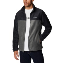 Columbia Fleecejacke Steens Mountain Full Zip 2.0 (Stehkragen, weiches Material) grau/schwarz Herren