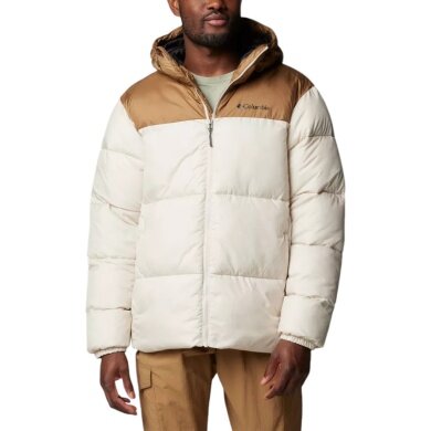 Columbia Winterjacke Puffect II Hooded (Thermarator Isolierung, wasserdicht) beige/braun Herren