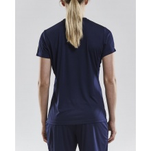 Craft Sport-Shirt (Trikot) Squad Solid - lockere Schnitt, schnelltrocknend - navyblau Damen