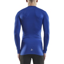 Craft Kompressions-Langarmshirt (enganliegend) Pro Control Unterwäsche kobaltblau Herren