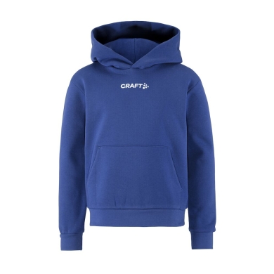 Craft Kapuzenpullover Community 2.0 Logo Hoodie (athletische Passform) kobaltblau Kinder