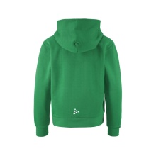 Craft Kapuzenpullover Community 2.0 Logo Hoodie (athletische Passform) grün Kinder