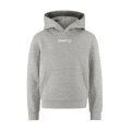 Craft Kapuzenpullover Community 2.0 Logo Hoodie (athletische Passform) grau Kinder