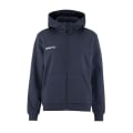 Craft Kapuzenpullover Community 2.0 Logo Full Zip Hoodie (Baumwolle/Polyester) navyblau Damen