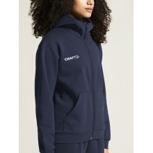 Craft Kapuzenpullover Community 2.0 Logo Full Zip Hoodie (Baumwolle/Polyester) navyblau Damen