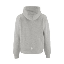 Craft Kapuzenpullover Community 2.0 Logo Full Zip Hoodie (Baumwolle/Polyester) hellgrau Damen