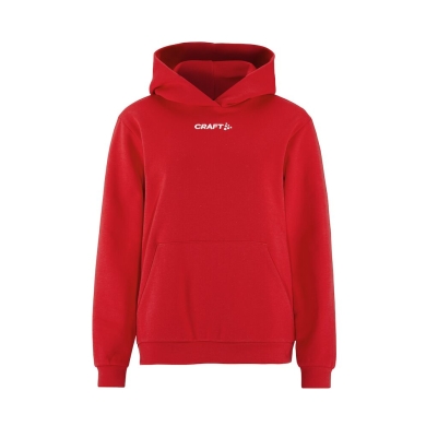 Craft Kapuzenpullover Community 2.0 Logo Hoodie (athletische Passform) rot Damen