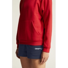 Craft Kapuzenpullover Community 2.0 Logo Hoodie (athletische Passform) rot Damen