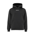 Craft Kapuzenpullover Community 2.0 Logo Hoodie (athletische Passform) schwarz Damen