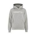 Craft Kapuzenpullover Community 2.0 Hoodie (hoher Tragekomfort) hellgrau Damen