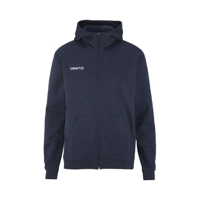 Craft Kapuzenpullover Community 2.0 Logo Full Zip Hoodie (Baumwolle/Polyester) navyblau Herren