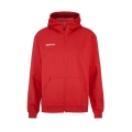 Craft Kapuzenpullover Community 2.0 Logo Full Zip Hoodie (Baumwolle/Polyester) rot Herren