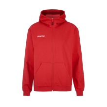 Craft Kapuzenpullover Community 2.0 Logo Full Zip Hoodie (Baumwolle/Polyester) rot Herren