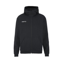 Craft Kapuzenpullover Community 2.0 Logo Full Zip Hoodie (Baumwolle/Polyester) schwarz Herren