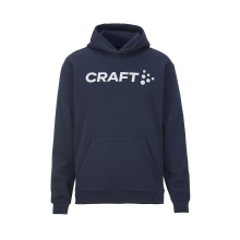 Craft Kapuzenpullover Community 2.0 Hoodie (hoher Tragekomfort) navyblau Herren