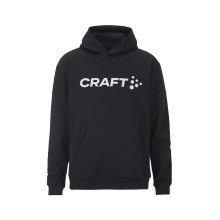 Craft Kapuzenpullover Community 2.0 Hoodie (hoher Tragekomfort) schwarz Herren