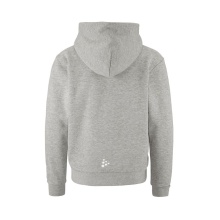 Craft Kapuzenpullover Community 2.0 Logo Full Zip Hoodie (Baumwolle/Polyester) hellgrau Kinder