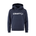 Craft Kapuzenpullover Community 2.0 Hoodie (hoher Tragekomfort) navyblau Kinder