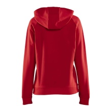 Craft Kapuzenpullover Hoodie Core Soul Sweatshirt (komfortable Passform) rot Damen