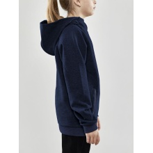 Craft Kapuzenpullover Hoodie Core Soul Sweatshirt (komfortable Passform) darknavy Kinder