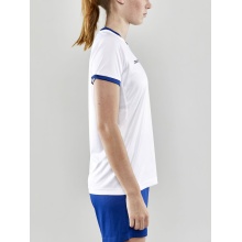 Craft Sport-Shirt (Trikot) Progress 2.0 Graphic Jersey - leicht, funktionell und Stretchmaterial - weiss/blau Damen