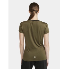 Craft Sport-Shirt Extend Jersey (rec. Polyester, Mesh-Einsätze) khakigrün Damen