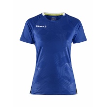 Craft Sport-Shirt (Trikot) Premier Solid Jersey (rec. Polyester, hohe Elastizität) kobaltblau Damen