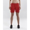 Craft Sporthose (Short) Squad Solid - ohne Innenshort, elastisches Material - rot Damen