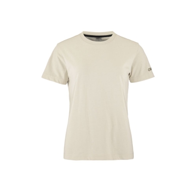 Craft Sport-Shirt Community 2.0 Tee (angenehmes Tragegefühl) beige Damen