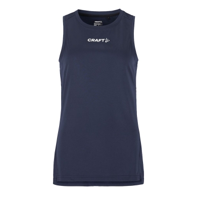 Craft Sport-Tank Rush 2.0 Singlet ärmellos (100% rec. Polyester) navyblau Damen