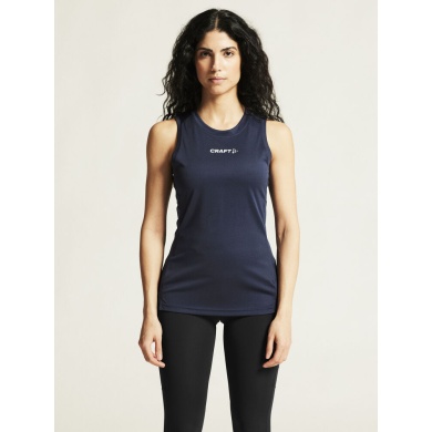 Craft Sport-Tank Rush 2.0 Singlet ärmellos (100% rec. Polyester) navyblau Damen