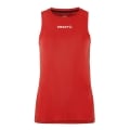 Craft Sport-Tank Rush 2.0 Singlet ärmellos (100% rec. Polyester) rot Damen