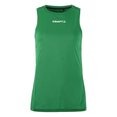 Craft Sport-Tank Rush 2.0 Singlet ärmellos (100% rec. Polyester) grün Damen