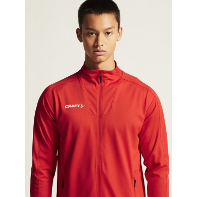 Craft Sport-Trainingsjacke Evolve 2.0 Full Zip (strapazierfähig, elastisch) rot Herren