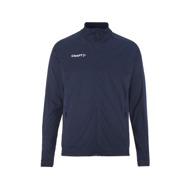 Craft Sport-Trainingsjacke Evolve 2.0 Full Zip (strapazierfähig, elastisch) navyblau Kinder